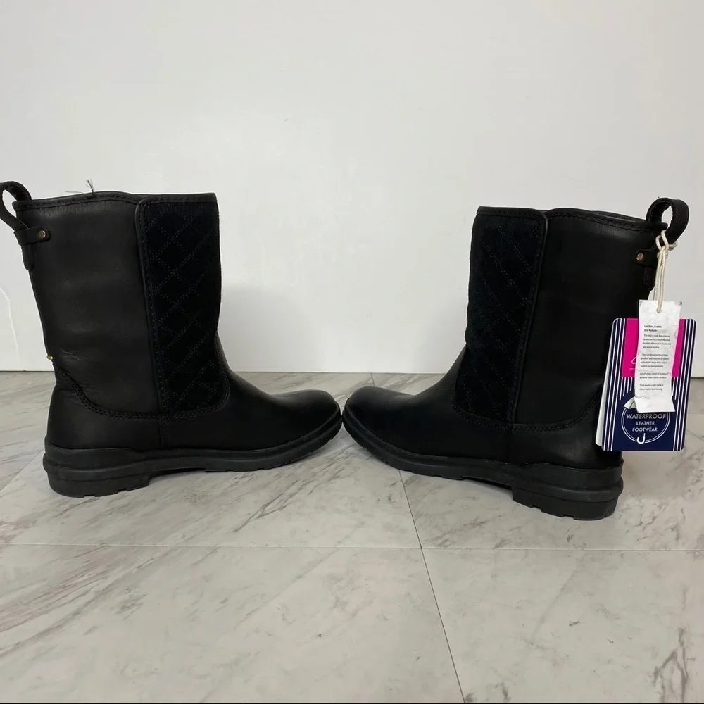 NWT! Joules Harlington Black Snow Boot 5 - Picture 4 of 13